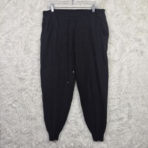 Autograph Marks & Spencer Pure Cashmere Black Joggers Womens Size XL Loungewear